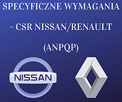 Szkolenie Specyficzne wymagania NISSAN/RENAULT dla dostawców - ANPQP 