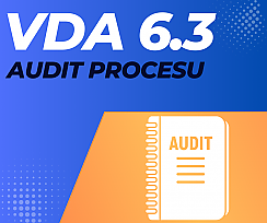 Szkolenie Audit procesu wg VDA 6.3 - szkolenie on-line